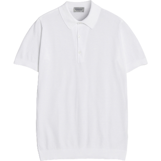 John Smedley Herren Polo-Shirt blau