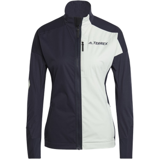 Adidas Women's Terrex Xperior Cross-Country Ski Soft Shell Jacket Legink/Lingrn, XS