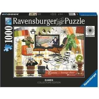 Ravensburger Eames Design Classics Jigsaw Puzzle - 1000 stykker | Unik midt i midten af ????hundrede montage | SoftClick Technology til perfekt