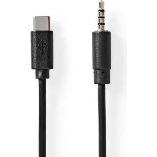 USB-C til 4 polet MiniJack | 1 meter | PRIS-MATCH