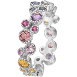 Mads Z LUXURY RAINBOW ring i 14 kt hvidguld