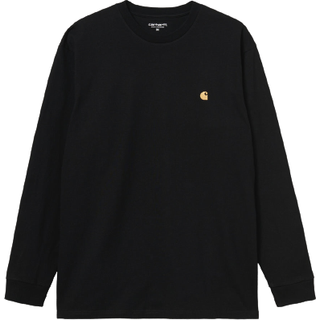 Carhartt WIP Chase Langærmet t-shirt - S - grey heather/gold