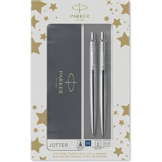 Parker Duosæt Jotter CT kuglepen+stiftblyant sølv.