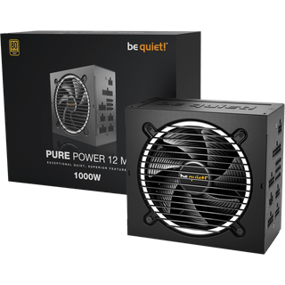 be quiet! PURE POWER 12 M 1000W strømforsyning