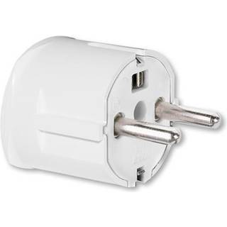 Schuko Stikprop, 16A, Hvid Abb