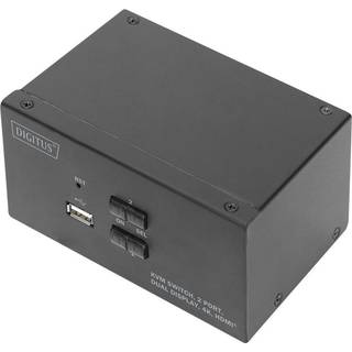 DIGITUS DS-12860 - KVM / audio / USB switch - 2 ports