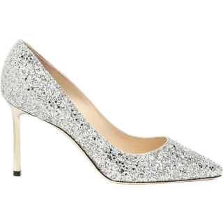 Jimmy Choo Romy 85 glitter pumps - silver - EU 35