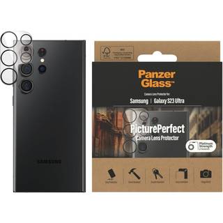 Samsung Galaxy S23 Ultra PanzerGlass PicturePerfect - Kamerabeskyttelse - Gennemsigtig / Sort
