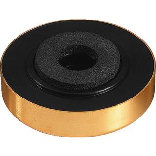 Apparatfod med guldfarvet kant. 45 x 14 mm.