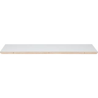 Haslev Symphony 76 Tillægsplade 48x105 Cm Laminat - Spisebord & Barbord Krydsfiner Hvid - TLASY76-LAOA-105-48