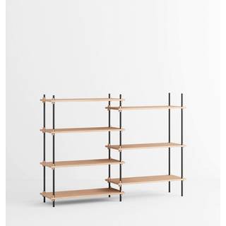 Moebe Reolsystem s.115.2.A - Sort/eg