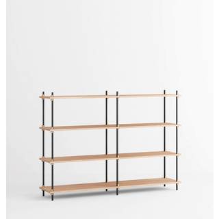 Moebe Shelving System (S.115.2.B) Oak/Black
