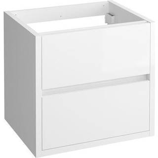 Allibert SENSE underskab, 2 skuffer med soft close, 60 cm, alpin hvid højglans