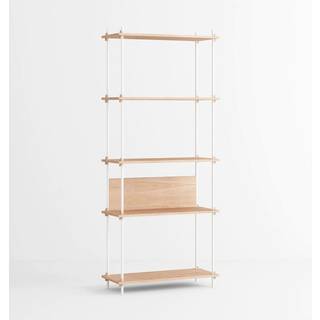 MOEBE S.200.1.A Reol System Eg/hvid