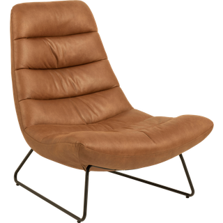 Milford lounge stol | Cognac