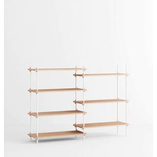 Moebe Reolsystem s.115.2.A - Hvid/eg