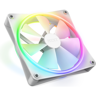NZXT F140 RGB DUO - White - Kabinet køler - 140mm - Hvid med RGB - 36 dBA