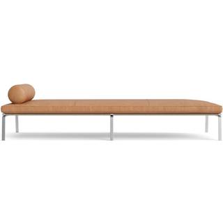 NORR11 Seating - 'The Man' lounge chair, camel in Camel Stainless Steel - Upholstered,