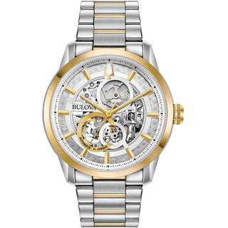 Bulova 98A214 Classic Sølvfarvet/Gul guldtonet stål Ø43 mm
