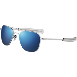 Randolph Engineering Aviator AF158 55 Solbriller Mænd Silver - Matte Silver - 55mm