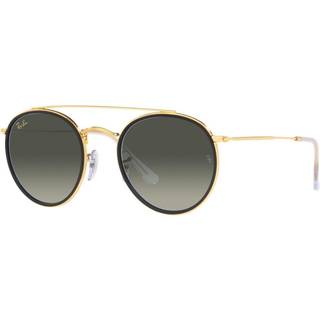 Ray - Ban Unisex RB3647N 923871 Solbriller Metal Guld Grå Rund Normal Skygge