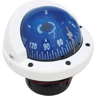 Riviera nedbygningskompas Zenith 3”, hvid / blå