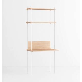 MOEBE S.200.1.D Reol System Eg/hvid