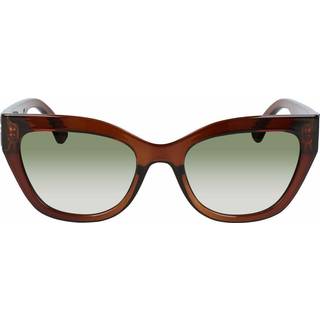 Longchamp LO691S 200 55 Solbriller Kvinder Brun - Shiny Transparent Brown - 55mm
