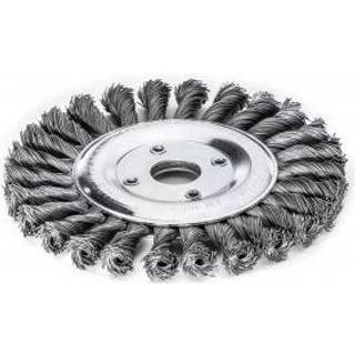 LESSMANN Rundbørste stål/snoet Ø125 x B22,2 mm (473211)