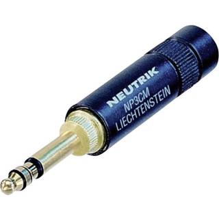 Neutrik NP3CM-B,STEREO Jack-stik 5,23 mm Stik, lige