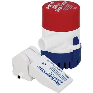 Dykbar elektrisk lænsepumpe Rule 360 GPH (23 liter / minut), 12 V, automatisk driftstart, med niveauføler