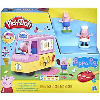 Play Doh Gurli Gris is legesæt - med isbil, Gurli Gris og Gustav figurer og 5 bokse modellervoks