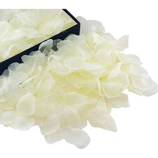 HongyiTime 1200 stk røde silke-roseblade til bryllupsdekoration - romantiske blomsterblade til midtergangen, borde og begivenhedsdekoration