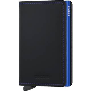 Secrid Slim Wallet Matte Black-Blue