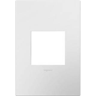 Legrand pryder Gloss White 1-Gang V?gplade AWP1G2WH6