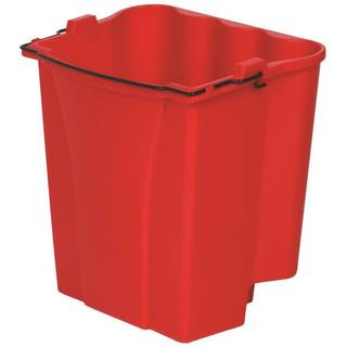Rumbermaid kommercielle produkter beskidt vandspand til b?lgebremse 2.0 35 Qt. MOP BUCKET SYSTEM 18-kvart kapacitet Red 14 """" X 9.8 """" X 15.2 """"
