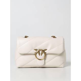 Pinko Love Puff Classic Skuldertaske elfenben