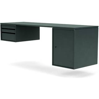 Montana Workshop skrivebord - 163 Black Jade (8-12 ugers Levering)