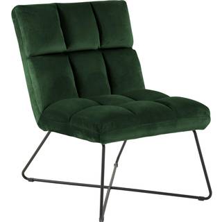 Alba lounge stol grøn  stof