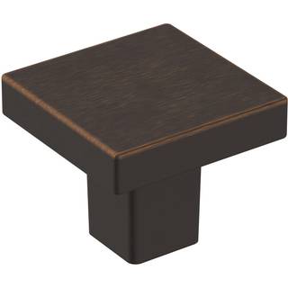 Amerock | Kabinetsknap | Olie gnidet bronze | 1-3/16 tommer (30 mm) l?ngde | Monument | 1 pakke | Skuffeknap | Skabshardware