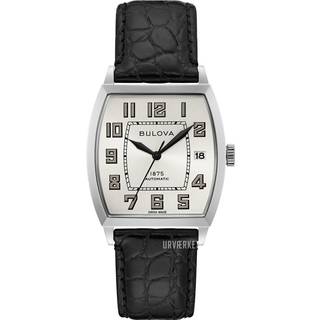 Bulova 96B328 Joseph Sølvfarvet/Læder