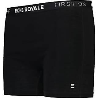 Mons Royale Women's Hannah Hot Pant Merino undertøj Damer størrelse XL farve sort