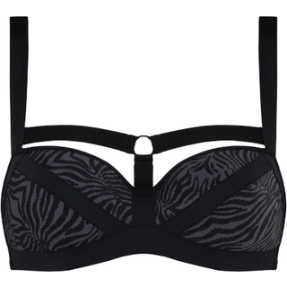 Triangle Balcony Bra - Black