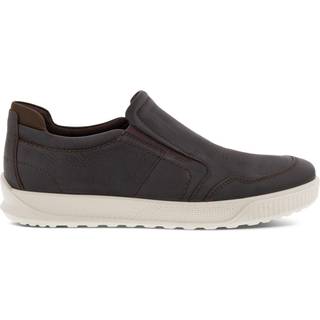 ECCO Byway - Slip-on sko i nubuck til herrer - Brun - Size: 41 (UK 7.5)