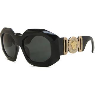 Versace Kvinde VE4424U GB1/87 Solbriller Nylon Sort Grå Geometrisk Normal