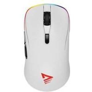 Savio RIFT WHITE gaming mouse RGB Dual Mode mus Spil Højre hånd Bluetooth + USB Type-C Optisk 10000 dpi