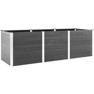 Højbed Wpc Grå - 300 x 50 x 91 cm