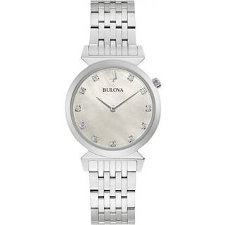 Bulova 96P216 Damenuhr Regatta 11 Diamanten 30mm 3ATM