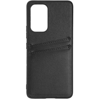 Buffalo Samsung Galaxy A53 (5G) Ægte Læder Bagside Cover m. Kortlomme - Sort