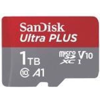 SanDisk MicroSDXC Ultra+ Hukommelseskort 1 TB A1 C10 v10 ➞ På lager - klar til levering
